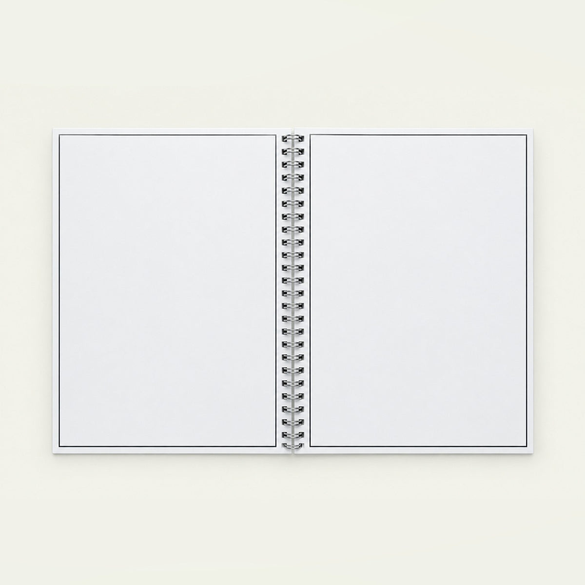 Infinote Original Series A4 Reusable EverWrite Notebook – White, open, blank pages