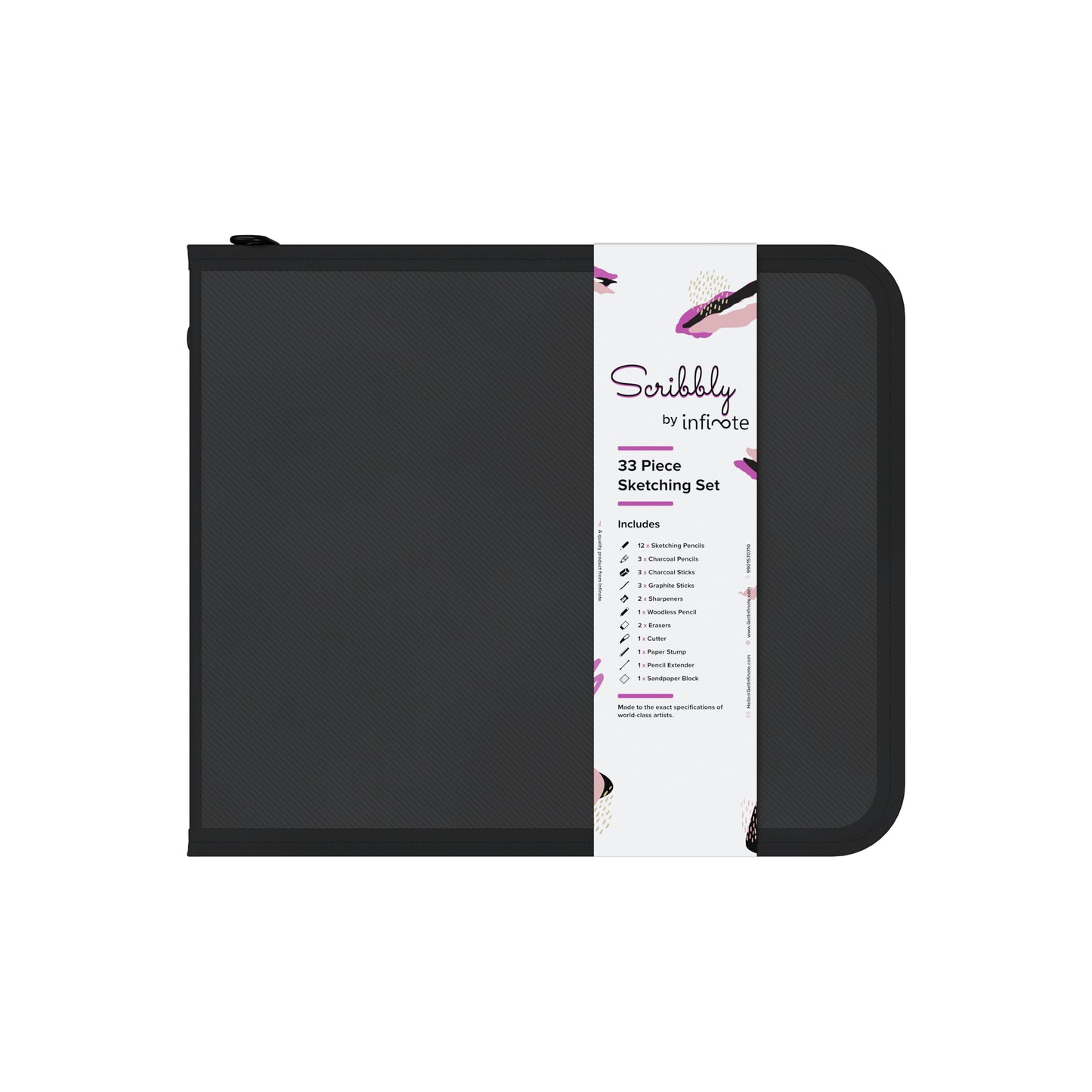33-Piece Infinote Scribbly Drawing Kit: The Ultimate Gift for Aspiring Artists and Creatives