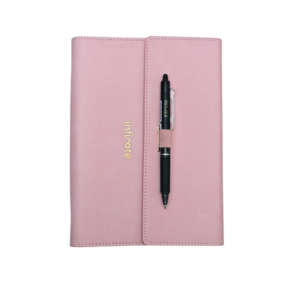 Executive Pink Reusable Stone Paper Smart Notebook and Planner (Size: B5)