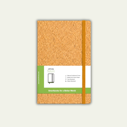 Nature Reusable Stone Paper Smart Notebook - Cork Cover