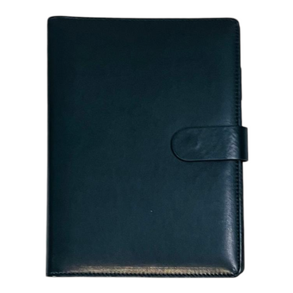 Executive Navy Blue Reusable Stone Paper Smart Notebook and Planner (Size: B5)