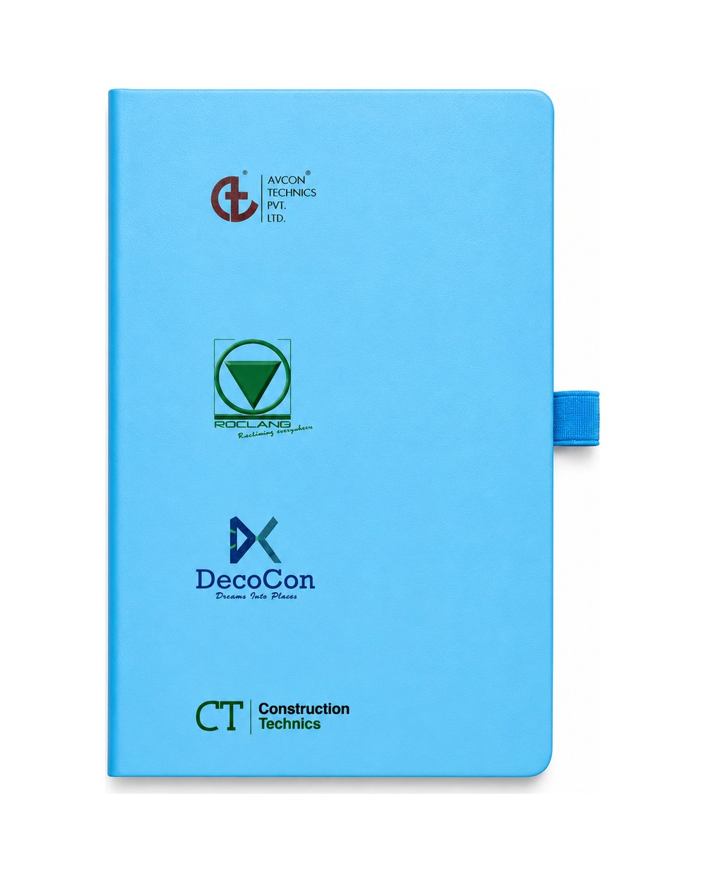 Infinote notebook co-branded for a client