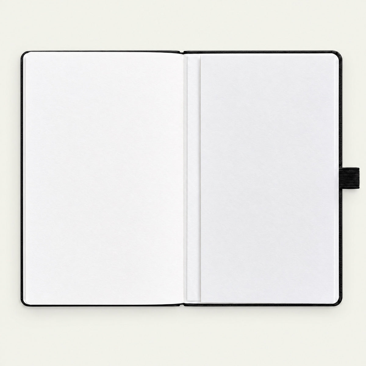 Infinote Classic Reusable Stone Paper AI Smart Notebook – Black, inside back pocket