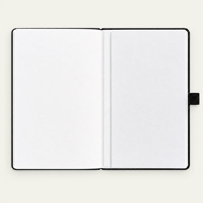 Infinote Classic Reusable Stone Paper AI Smart Notebook – Black, inside back pocket