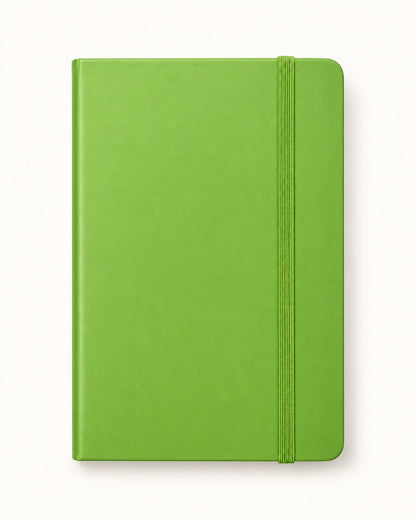 Infinote Classic Reusable Stone Paper AI Smart Notebook – Lime Green, front view