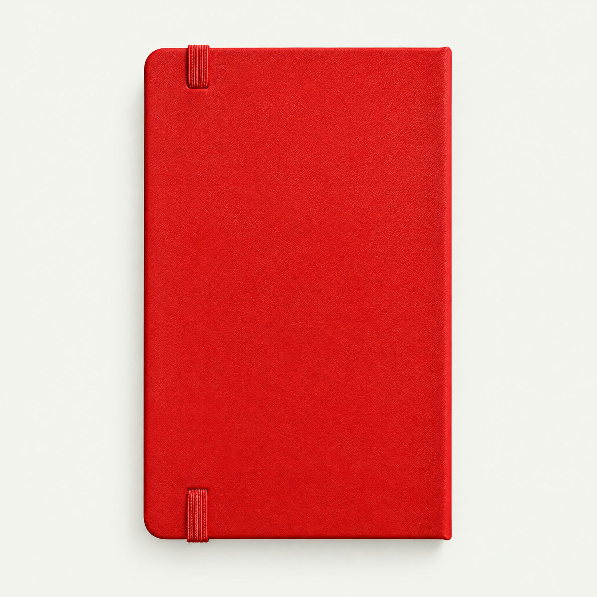 Infinote Classic Reusable Stone Paper AI Smart Notebook – Scarlet Red, back view