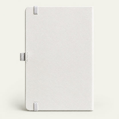 Infinote Classic Reusable Stone Paper AI Smart Notebook – White, back view