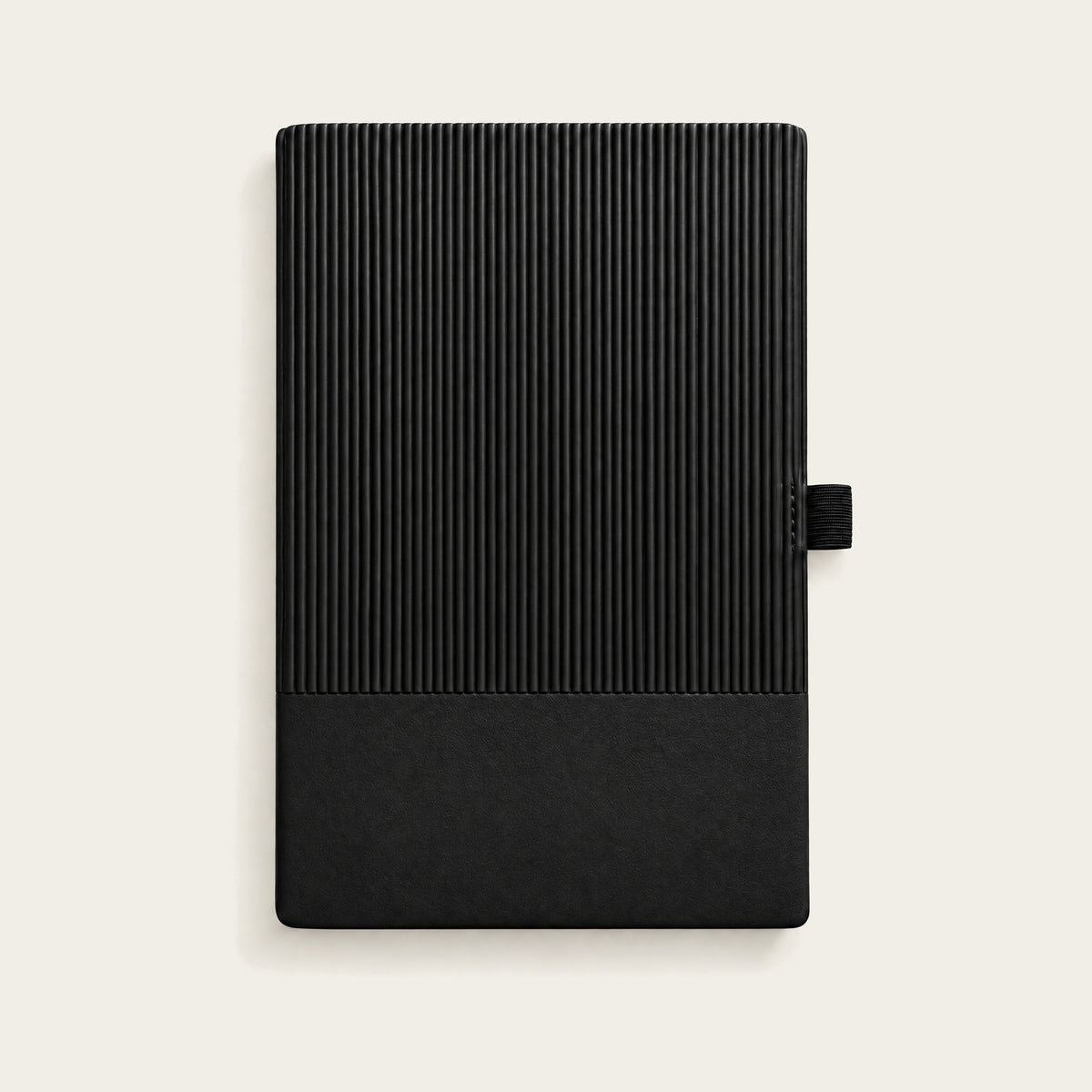 Infinote Classic Ribbed Reusable Stone Paper AI Smart Notebook – Black