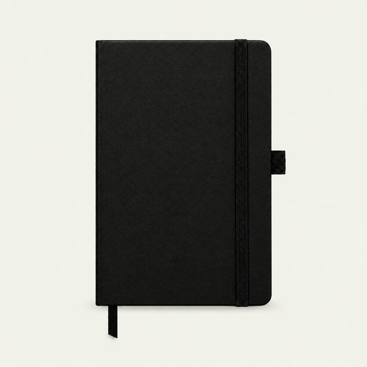 Infinote Classic Reusable Stone Paper AI Smart Notebook – Black, front view