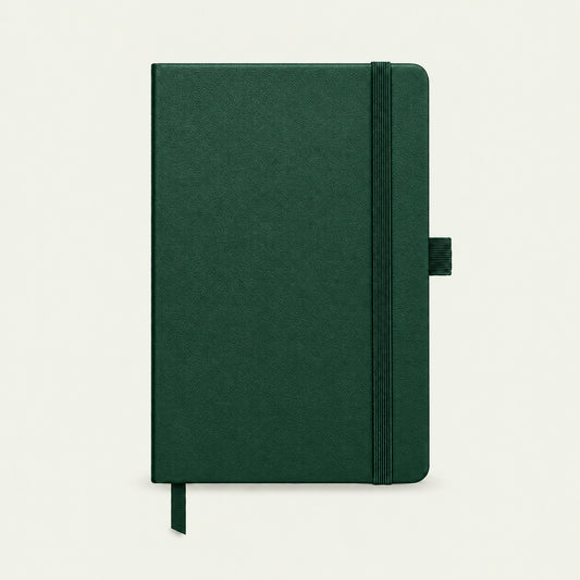 Infinote Classic Reusable Stone Paper AI Smart Notebook – Dark Green, front view
