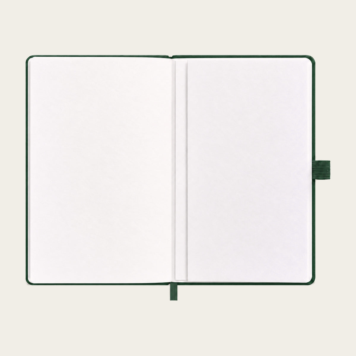 Infinote Classic Reusable Stone Paper AI Smart Notebook – Dark Green, inside back pocket