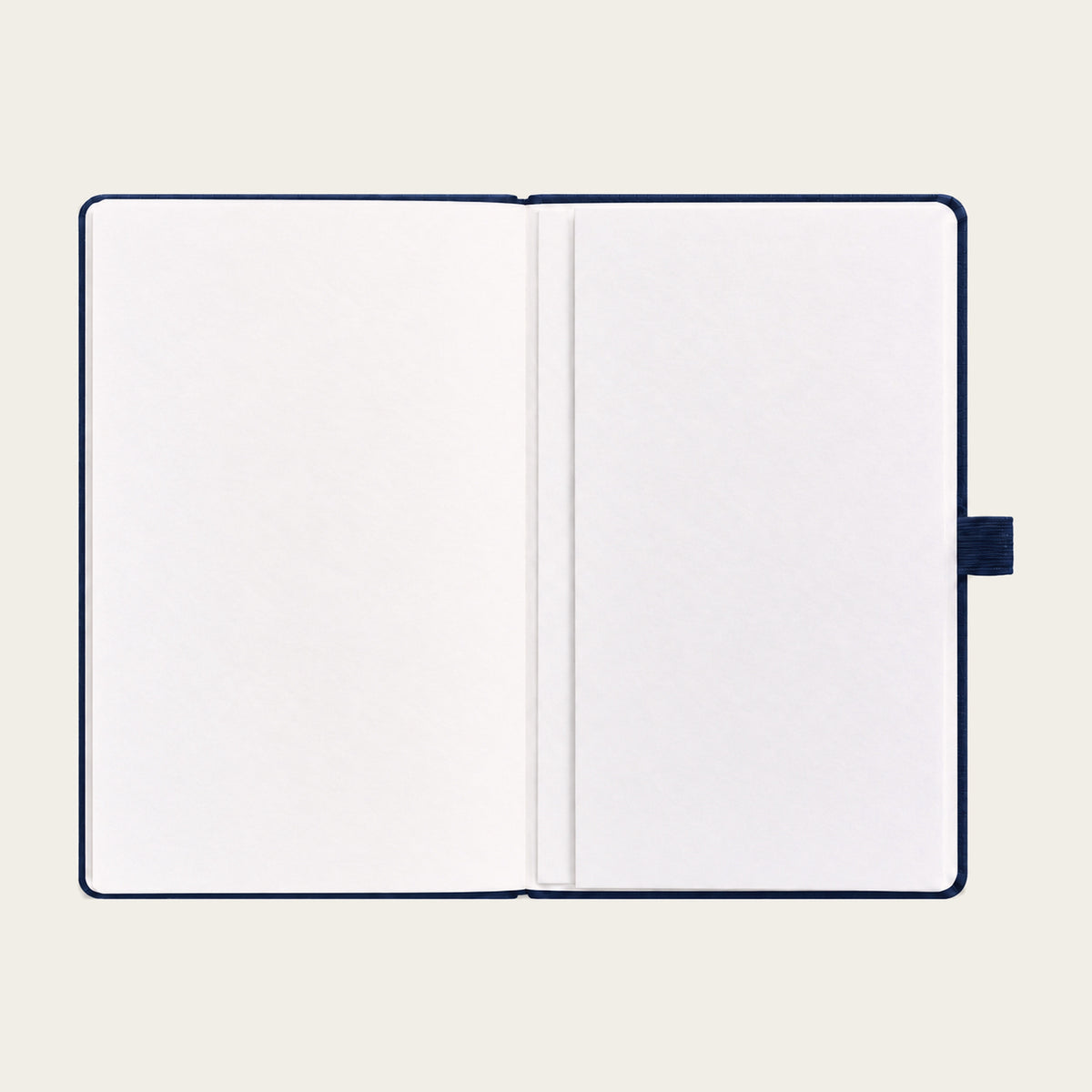 Infinote Classic Reusable Stone Paper AI Smart Notebook – Navy Blue, inside back pocket