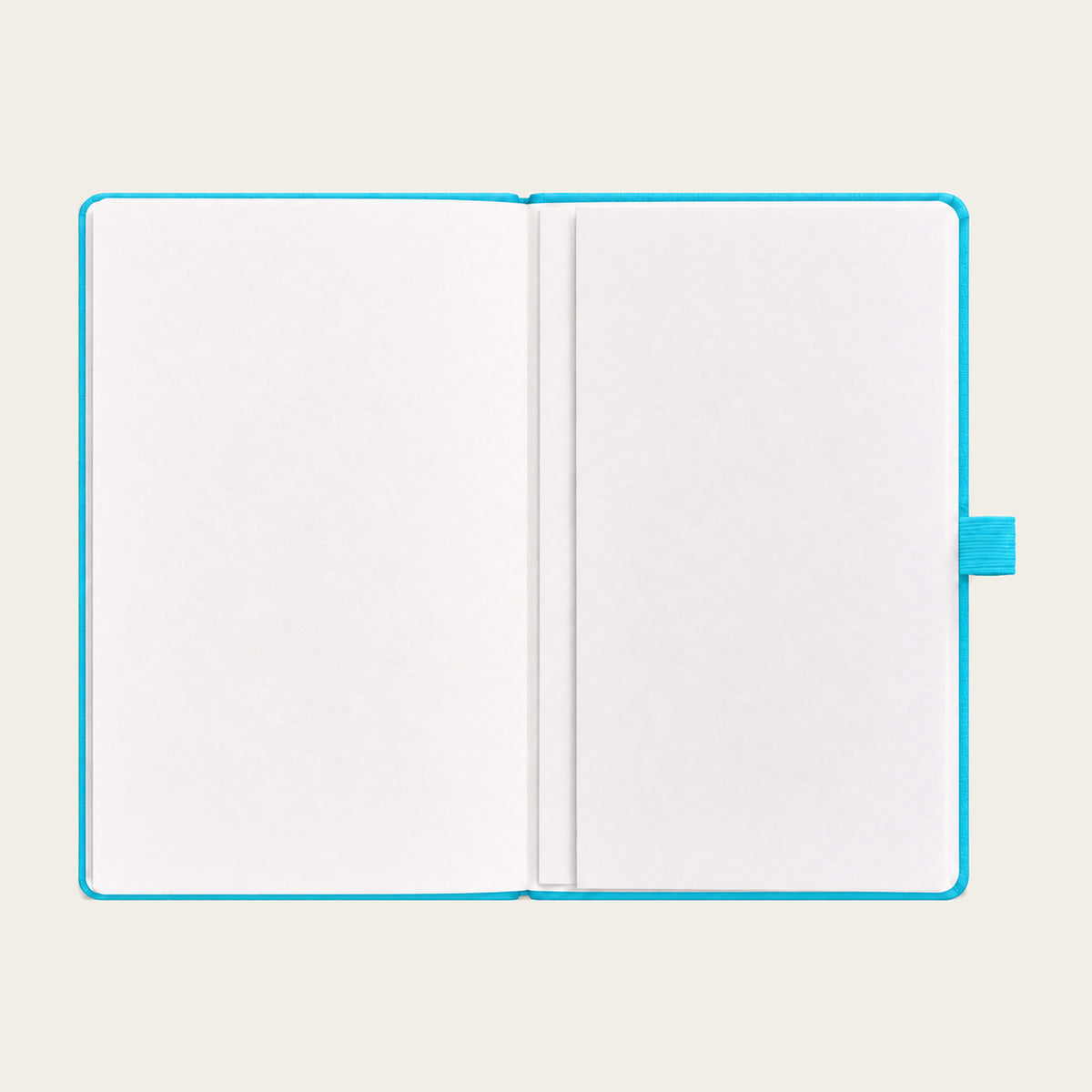 Infinote Classic Reusable Stone Paper AI Smart Notebook – Reef Blue, inside back pocket