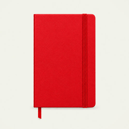 Infinote Classic Reusable Stone Paper AI Smart Notebook – Scarlet Red, front view