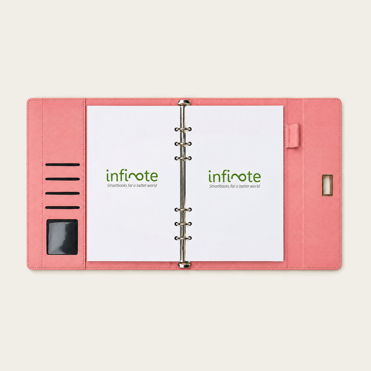 Infinote Elite Series AI Planner Smart Notebook – Pink, branding page