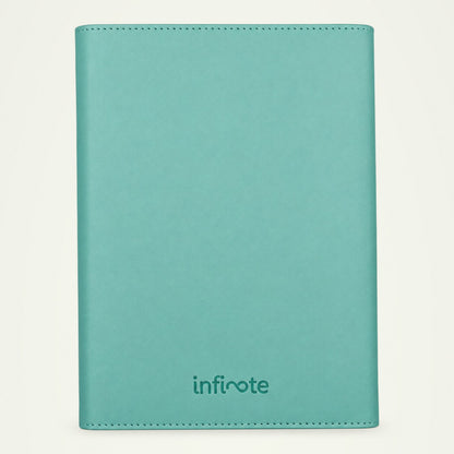 Infinote Elite Series AI Planner Smart Notebook – Seafoam, back view