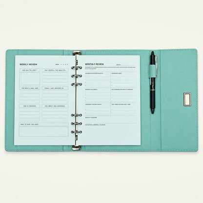 Infinote Elite Series AI Planner Smart Notebook – Seafoam, planner pages