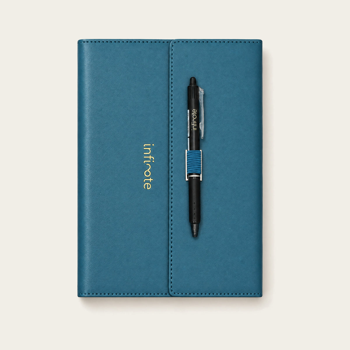 Infinote Elite Series AI Planner Smart Notebook – Turquoise, front cover