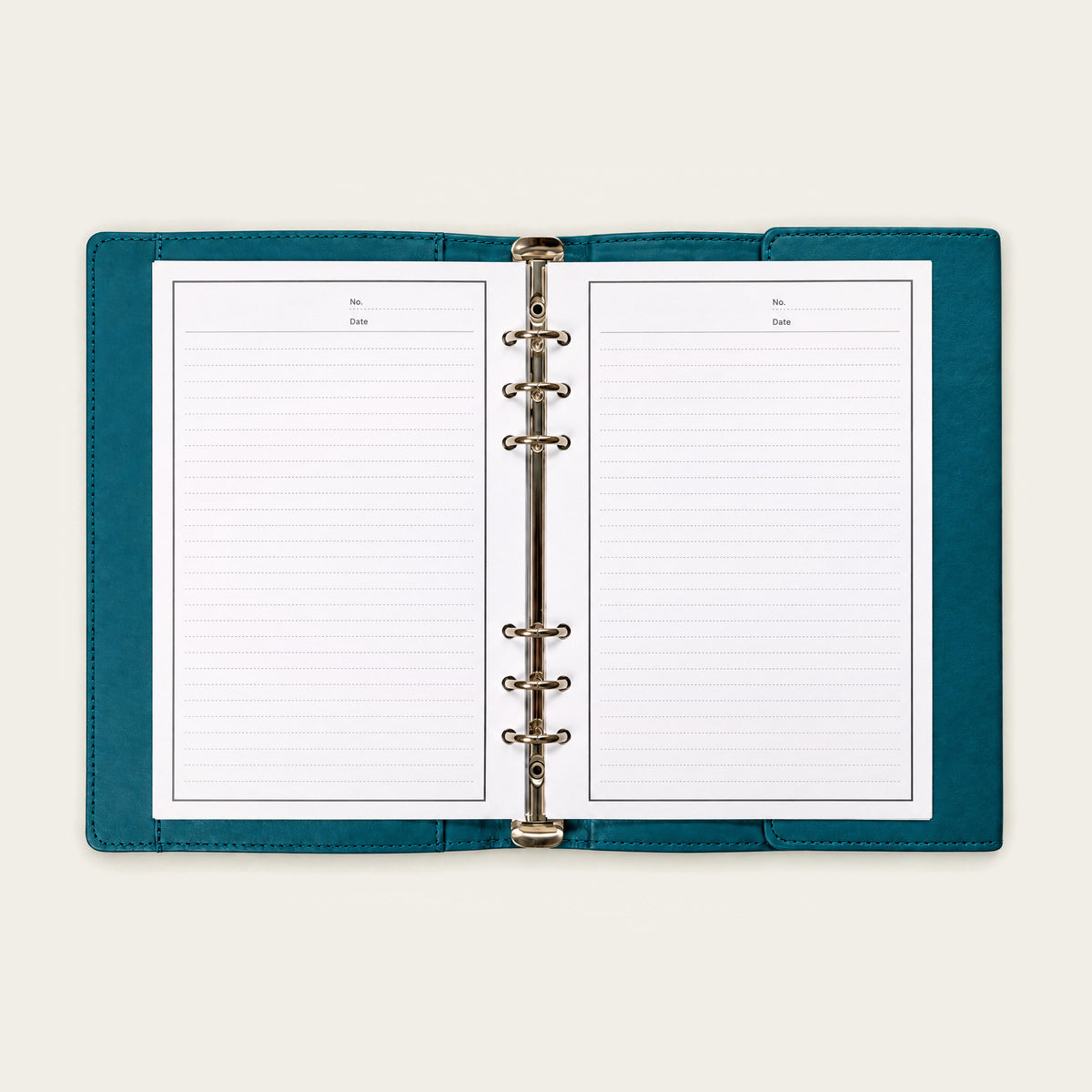 Infinote Elite Series AI Planner Smart Notebook – Turquoise, open ruled and blank pages