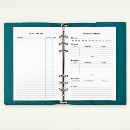 Infinote Elite Series AI Planner Smart Notebook – Turquoise, planner pages
