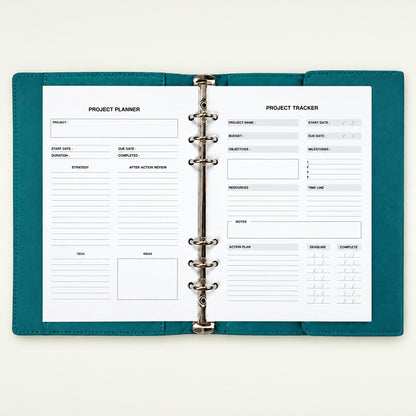 Infinote Elite Series AI Planner Smart Notebook – Turquoise, planner pages