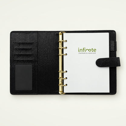 Infinote Executive Mini AI Smart Notebook – Black, branding page