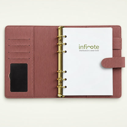 Infinote Executive Mini AI Smart Notebook – Mauve, branding page