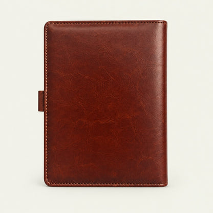 Infinote Executive Mini AI Smart Notebook – Tan Brown, back view
