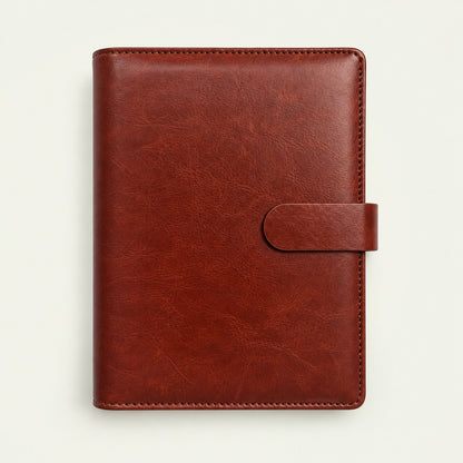 Infinote Executive Mini AI Smart Notebook – Tan Brown, front view