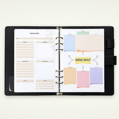 Infinote Executive Series AI Planner Smart Notebook – Black, planner pages