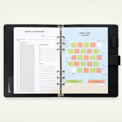Infinote Executive Series AI Planner Smart Notebook – Black, planner pages