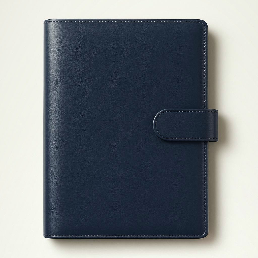 Infinote Executive Series AI Planner Smart Notebook – Navy Blue, front view