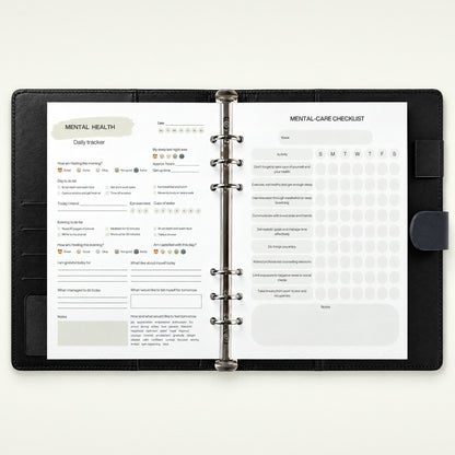 Infinote Executive Series AI Planner Smart Notebook – Navy Blue, planner pages