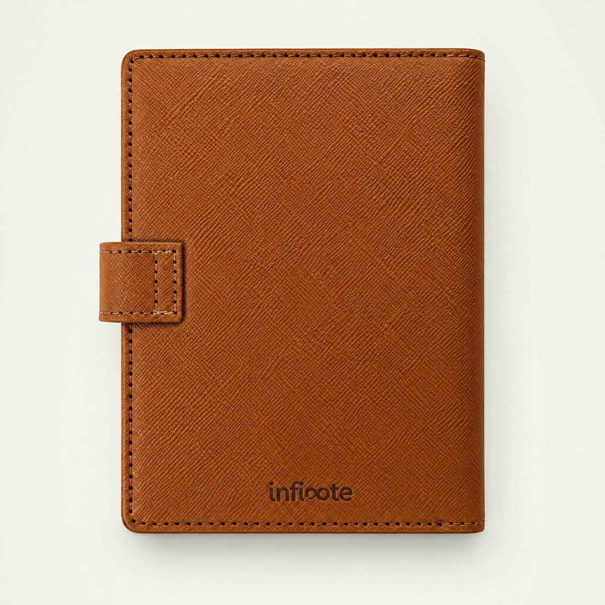 Infinote Field Journal Reusable Stone Paper AI Smart Notebook – Amber, back view
