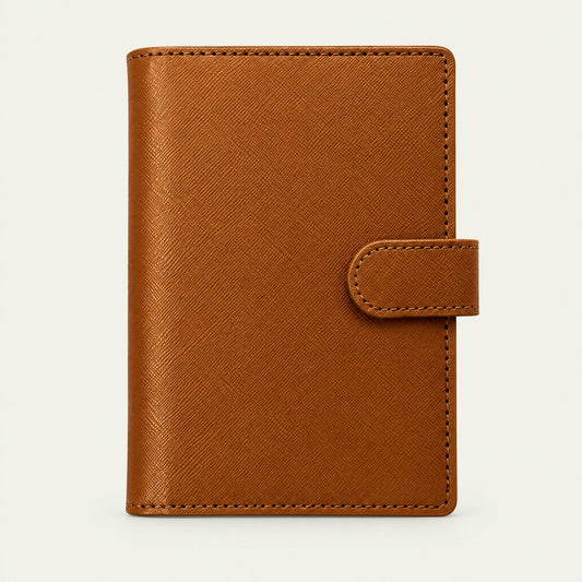 Infinote Field Journal Reusable Stone Paper AI Smart Notebook – Amber, front view