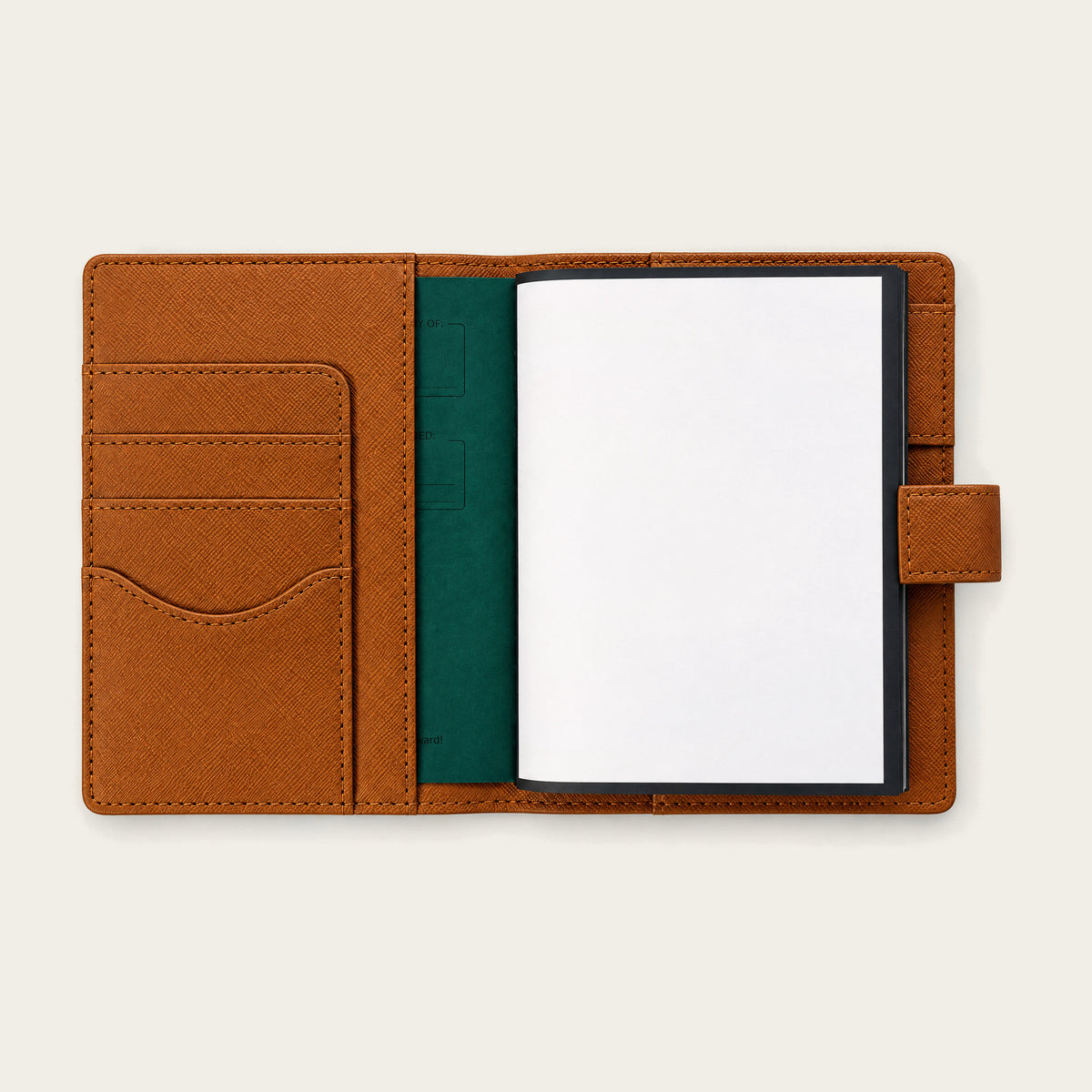Infinote Field Journal Reusable Stone Paper AI Smart Notebook – Amber, inside back pocket
