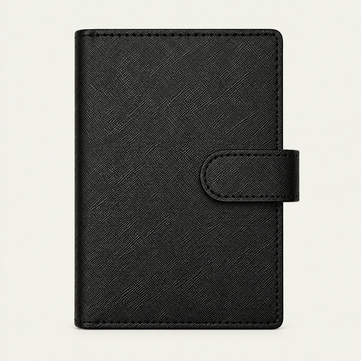 Infinote Field Journal Reusable Stone Paper AI Smart Notebook – Black, front view