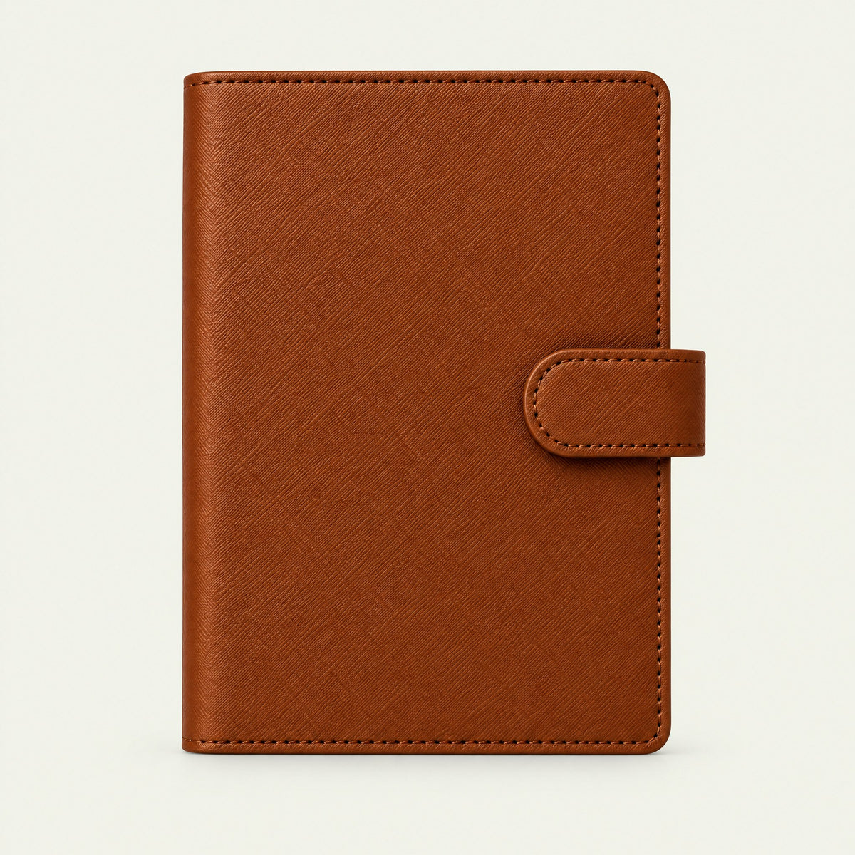 Infinote Field Journal Reusable Stone Paper AI Smart Notebook – Brown, front view
