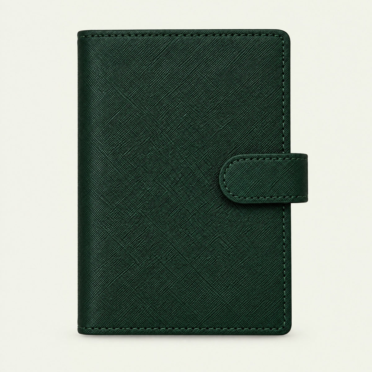Infinote Field Journal Reusable Stone Paper AI Smart Notebook – Dark Green, front view