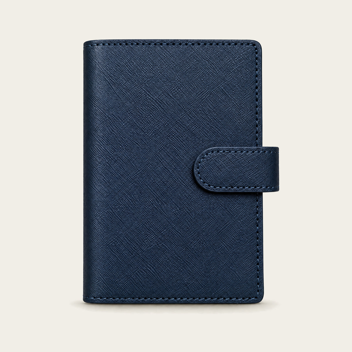 Infinote Field Journal Reusable Stone Paper AI Smart Notebook – Navy Blue, front cover