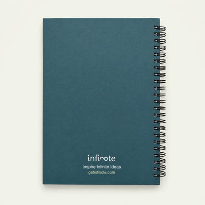 Infinote Happiness Planner – Blooming Dreams, back view