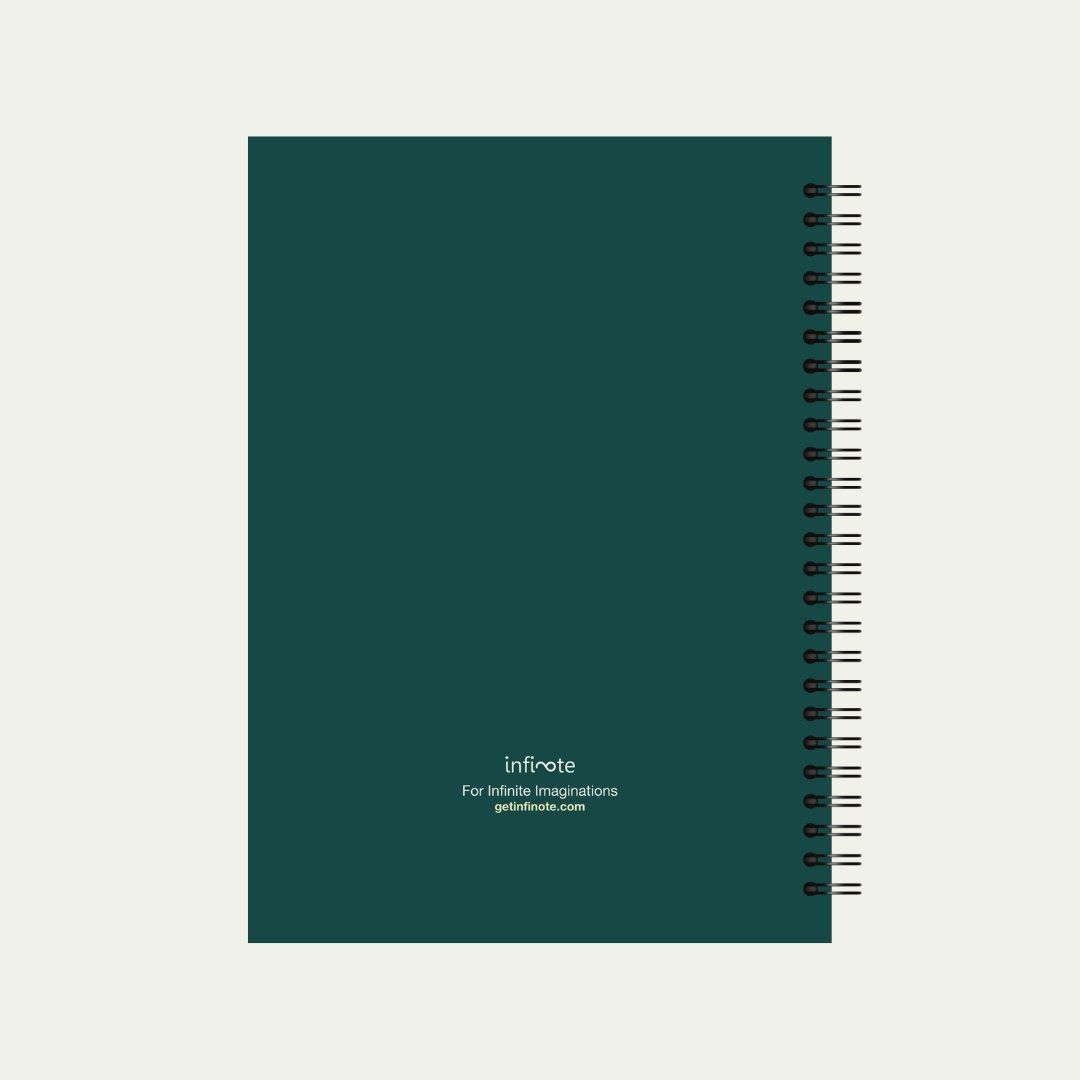 Infinote Happiness Planner – Dream Big, back view