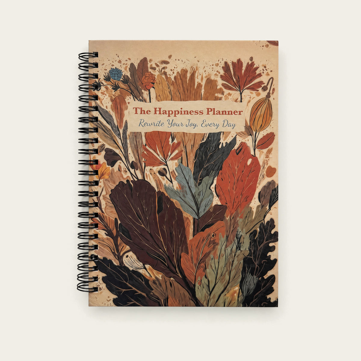 Infinote Happiness Planner – Falling for Joy, front cover