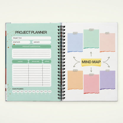 Infinote Happiness Planner – Falling for Joy, planner pages