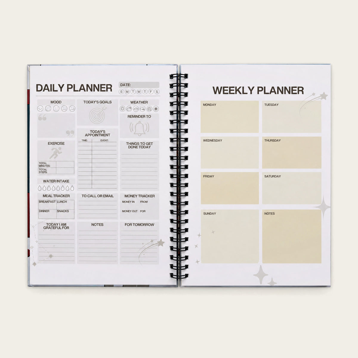 Infinote Happiness Planner – Mandala, planner pages 1