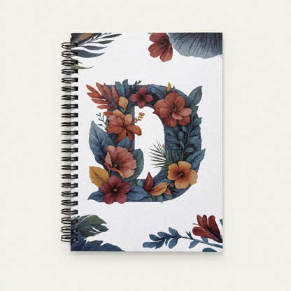 Infinote Happiness Planner – Monogram, letter D, front view