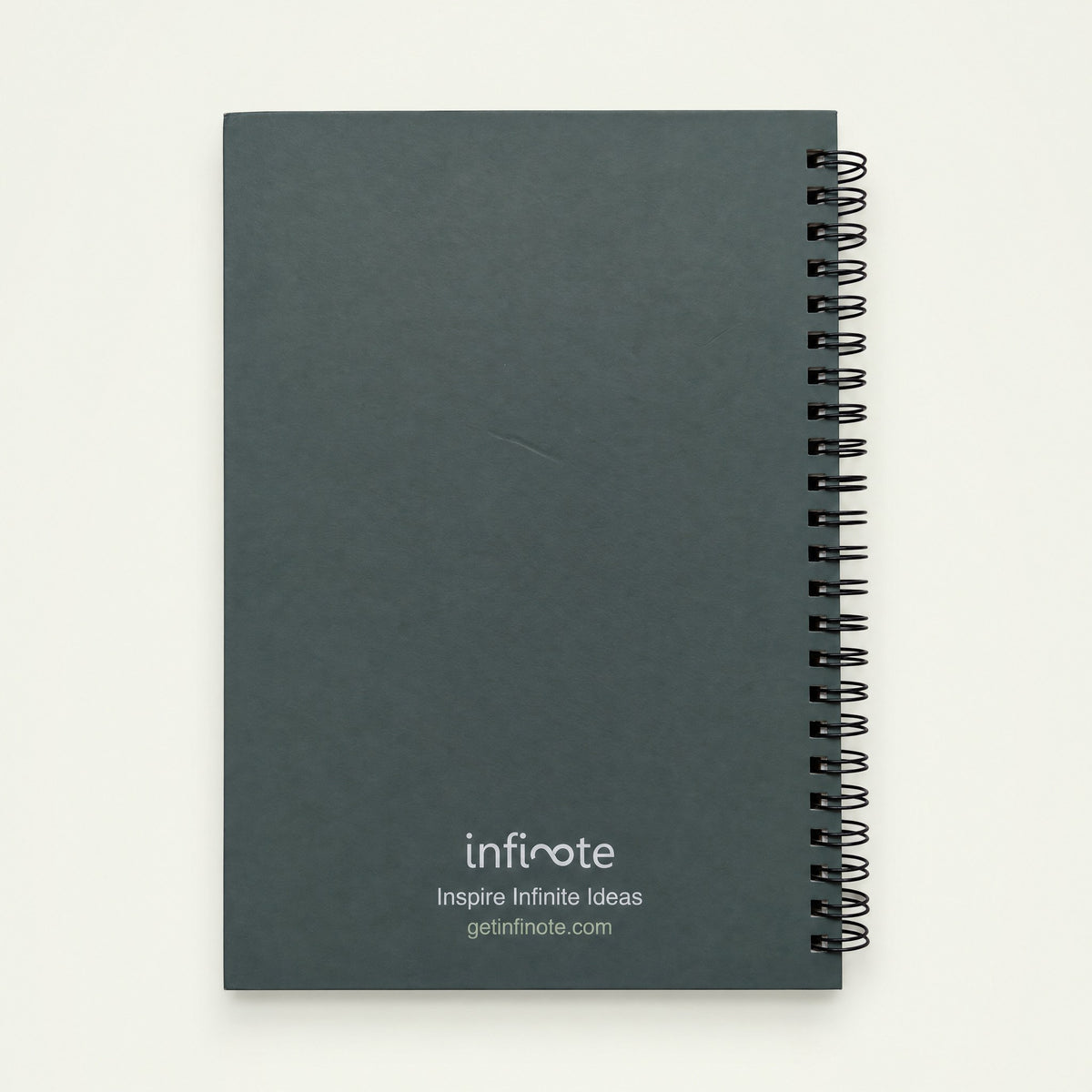 Infinote Happiness Planner – Monogram, letter K, back view