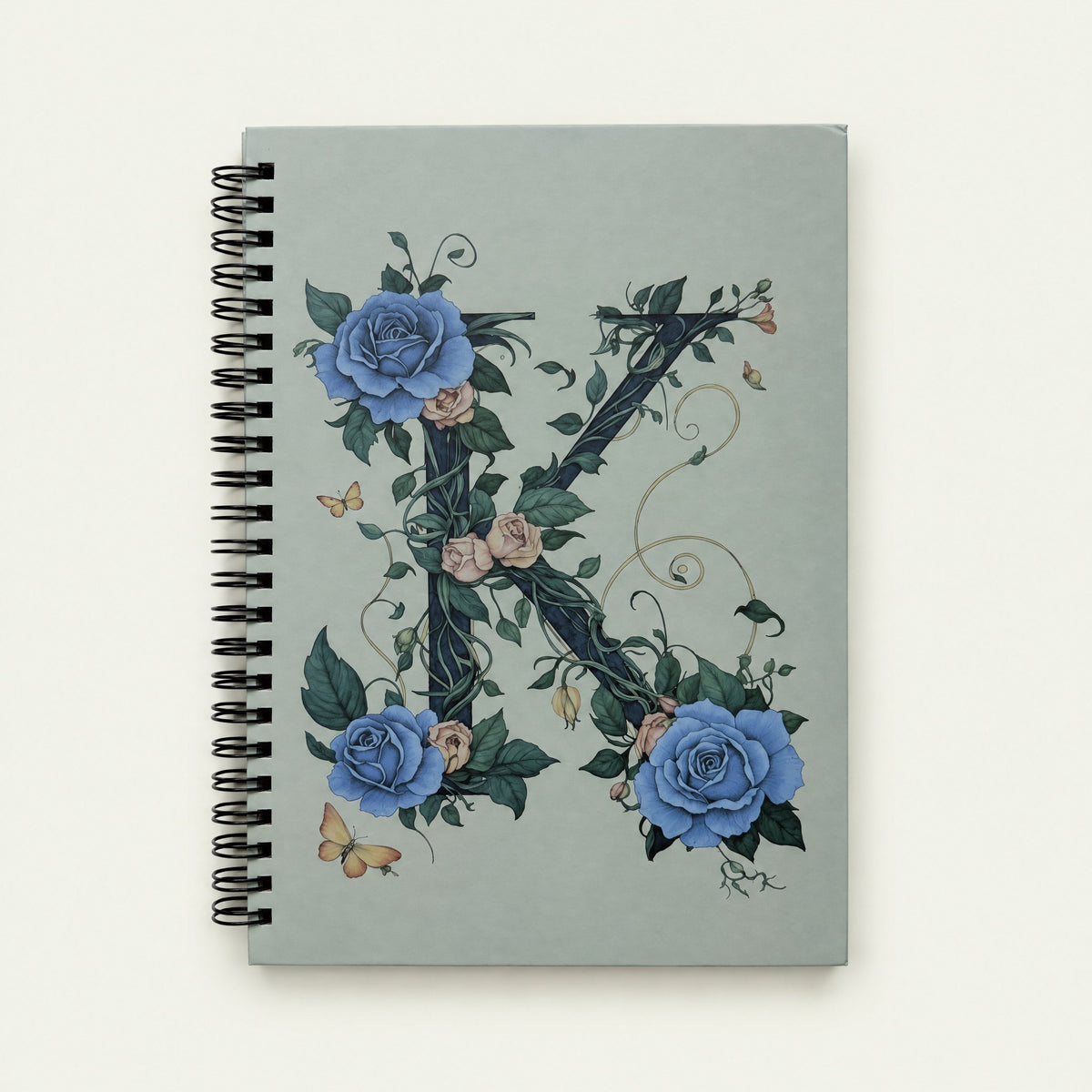 Infinote Happiness Planner – Monogram, letter K, front view