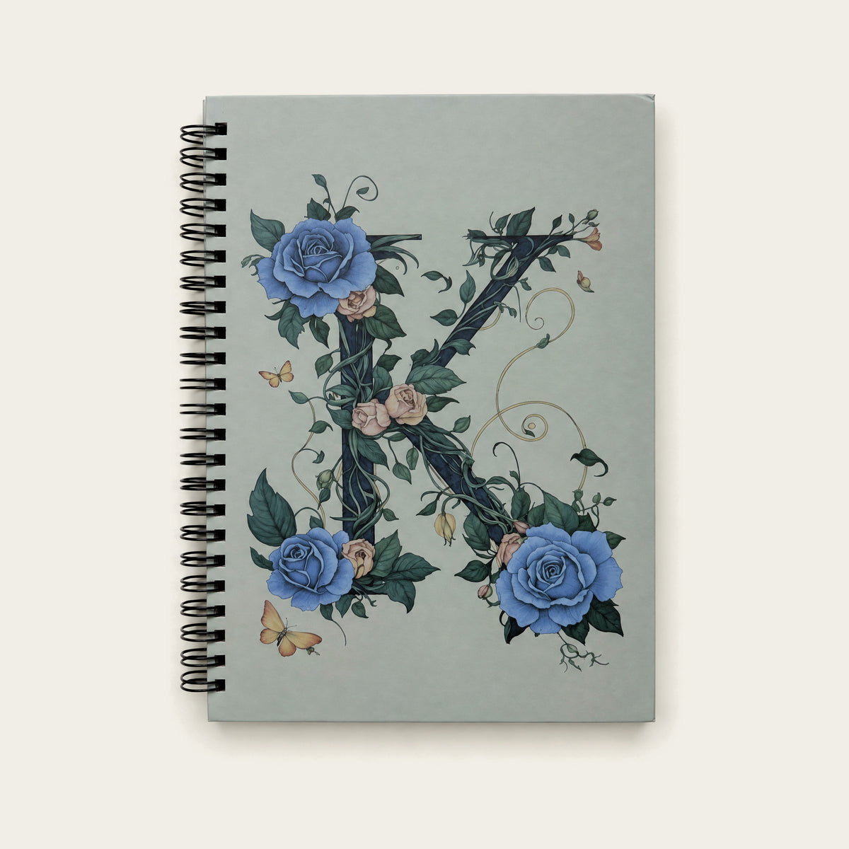 Infinote Happiness Planner – Monogram, letter K, front cover