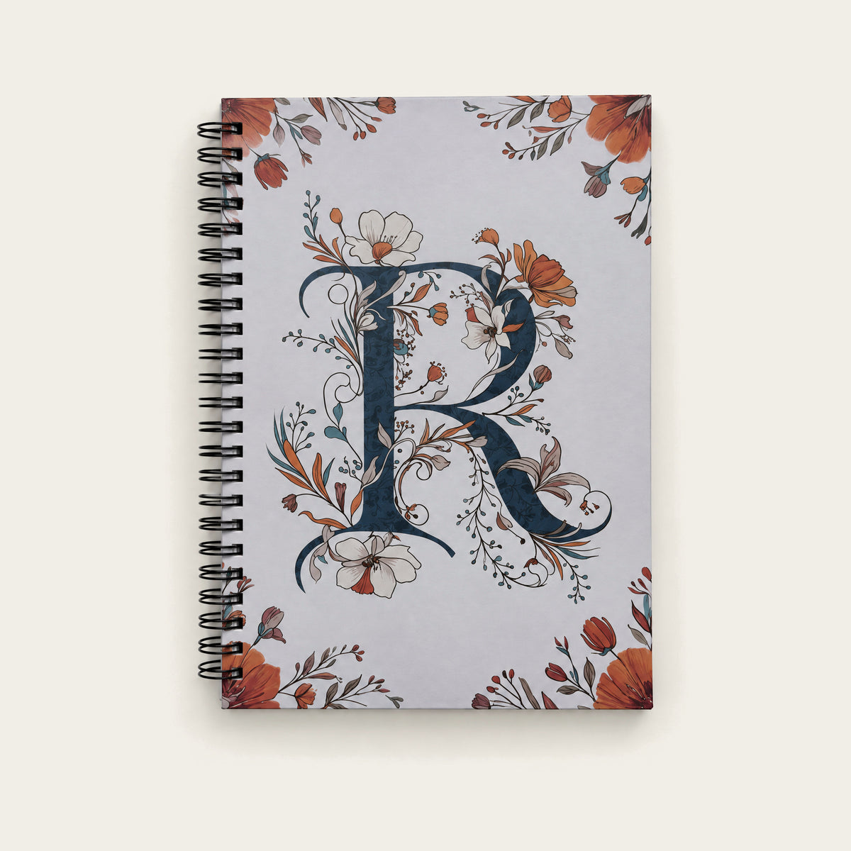 Infinote Happiness Planner – Monogram, letter R, front cover